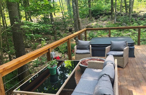 Brownsburg-Chatham Chalet De Ski | Dôme Le Montagnard (spa-arcade-sauna)
