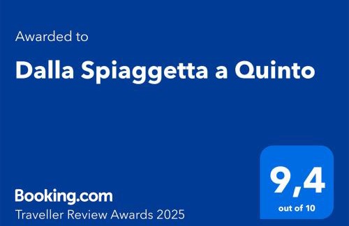 Quinto al Mare Appartement | Dalla Spiaggetta a Quinto