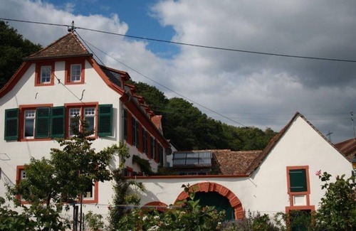 Neustadt-Konigsbach Appartement | Das Hirschhorner Weindomizil - Fewo, Dusche und Bad, WC, Deluxe
