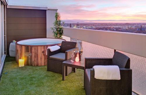 Oststadt Appartement | Das Penthouse - Jacuzzi - BBQ - Dachterrasse