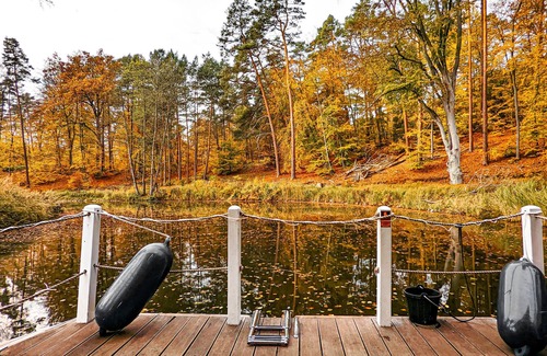Koenigs Wusterhausen Location De Bateaux | Houseboat 'BunBo 1060' with Lake View