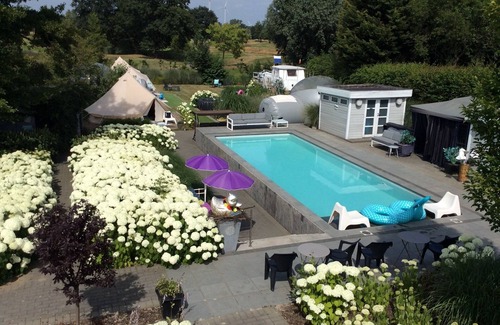 Paal Villa | Villa de vacances De Witte Merel avec glamping et bien-être.