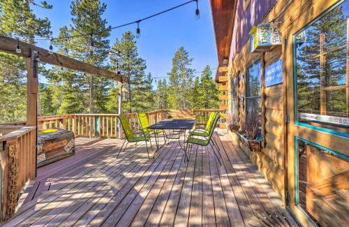 Black Hawk Maison | Deck, Fire Pit and Grill Log Cabin in Black Hawk