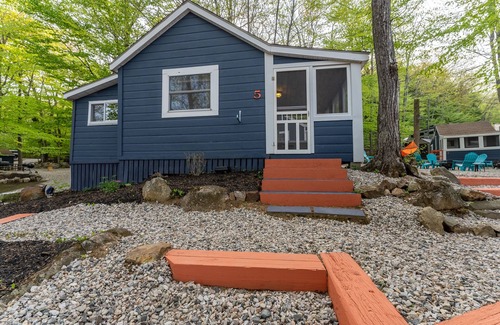 Alton Bay Cabine | Delightful cabin lake views & access now featuring AC Wi-FI and TV sleeps 3