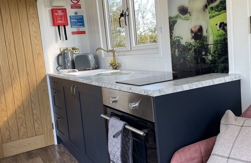 Congresbury Cabine | Delightful Shepherd's Hut with Log Burner and Outside Bath
