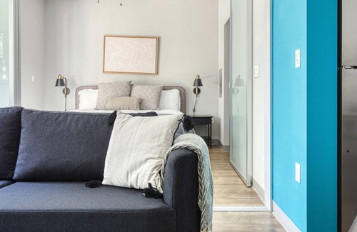 Little Tokyo Appartement | Deluxe Downtown 1BR w/ Pool, Gym & W/D near Staples Center, by Blueground