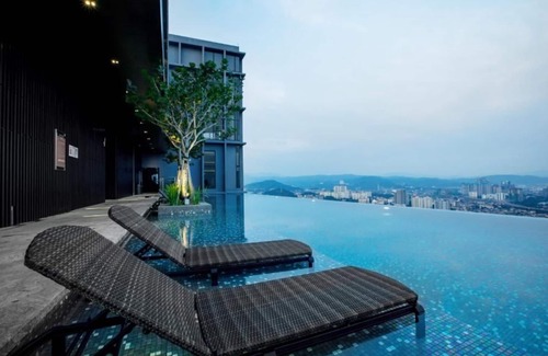 Titiwangsa Appartement | Suite King de Luxe avec Vue sur la Tour Twin 19