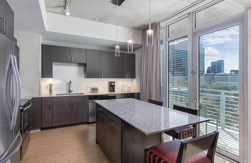 Civic District Copropriété | Deluxe Studio Condo Enjoy the City of Austin!