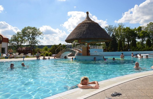 Nemesbuk Villa | Villa de luxe, piscine spacieuse, accessible en fauteuil roulant. Chambres avec air conditionné