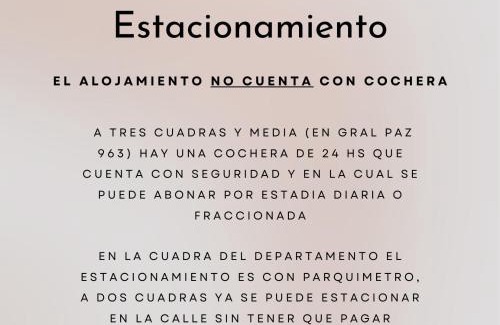 Rio Cuarto Appartement | Departamento céntrico - Leer condiciones y precio