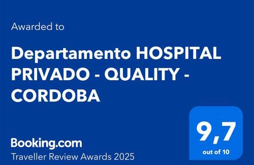 Province of Cordoba Appartement | Departamento HOSPITAL PRIVADO - QUALITY - CORDOBA