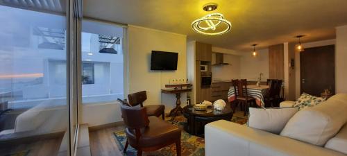 Renaca Appartement | Depto equipado frente al mar. Excelente terraza