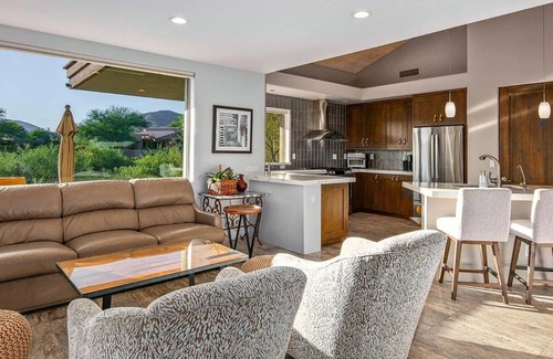 Desert Mountain Maison | Desert Mountain Semi Custom home w/ gourmet kitchen, pool, spa and waterfall