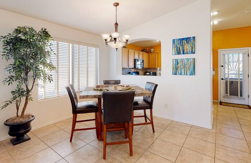 Power Ranch Maison | Desert oasis with an enclosed yard, firepit, washer/dryer, and central AC