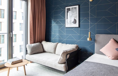 Darmstadt Maison | Design Serviced Apartment in Darmstadt - Zentrum, Langzeit, Dachterrasse