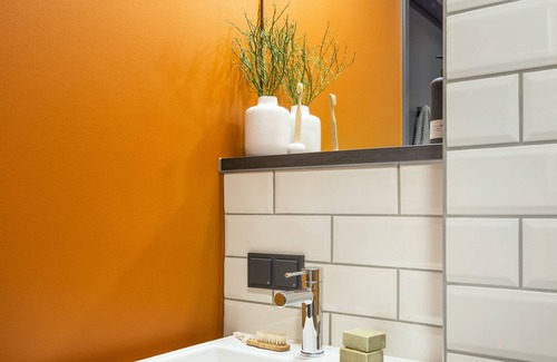 Darmstadt Appartement | Design Serviced Apartment in Darmstadt, Langzeit, Dachterrasse, Lounge, Wlan