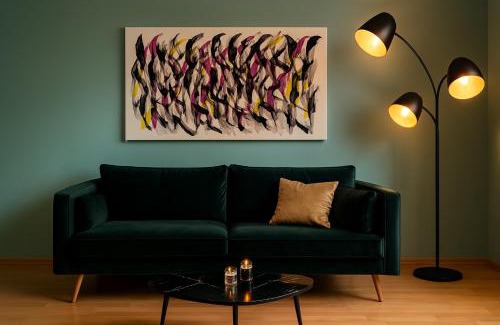 Offenbach am Main Appartement | Designer Wohnung zum Relaxen 15 min Airport und Parkplatz