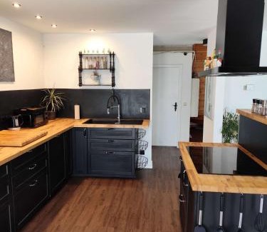 Bergen auf Ruegen Appartement | Die große Klecks mit Sauna