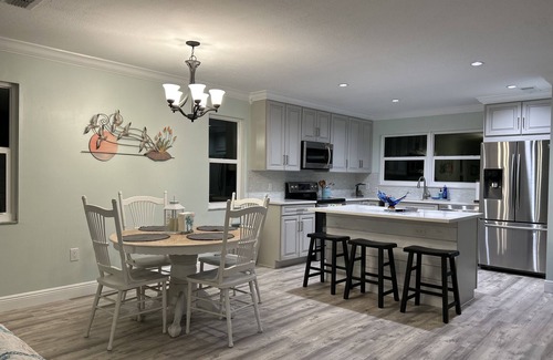 Spring Hill Maison | Direct Gulf Access Home w/ Floating Dock and Pool