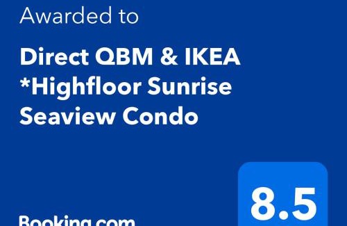 Bayan Lepas Appartement | Direct QBM & IKEA *Highfloor Sunrise Seaview Condo