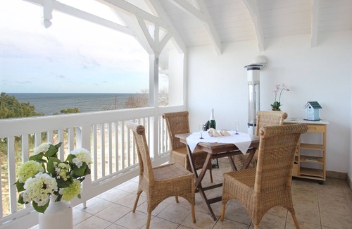Binz Appartement | Directly on the beach promenade, balcony with sea view - Aparthotel Ostsee FeWo 35