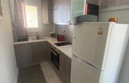 Leptokaria Appartement | Direkt am Meer, Neubau, 2-zimmer, Küche und Bad