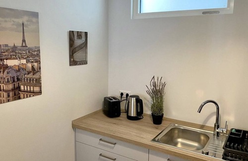Eisenach Appartement | neun-Appartement-Vue ville-Salle de bain privée séparée