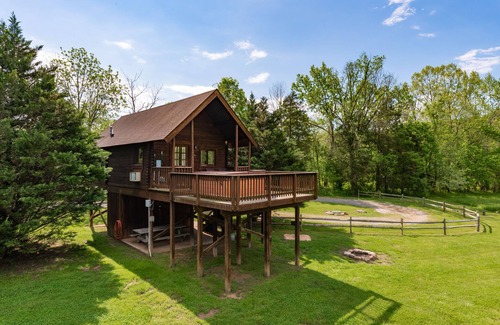 Rileyville Cabine | Discover Shenandoah River steps away! Cozy 2-bedroom Luray cabin.