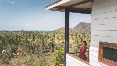 Selong Belanak Station Balnéaire | Disini Lombok ECO Sky House with Sea view