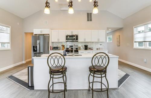Waretown Maison | Dock and Backyard Bar Spacious Barnegat Bay Retreat