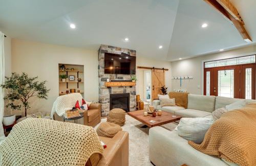 Free Soil Maison | Dock and Yard Games Lakefront Michigan Getaway!