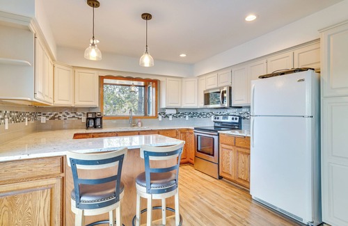 Wabasha Maison | Dock & Views: Waterfront Home in Wabasha!