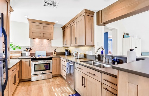Bethune Beach Maison | Dog-friendly beachfront home with beach access, grill, balconies, & ocean views