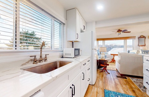 Beverly Maison | Dog-friendly home with a partial river view & deck - steps from park & beach