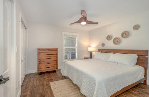 New Smyrna Beach Maison | Dog Friendly Home wPrivate Fenced Yard, Garage & Fire Pit STEPS to the Beach!