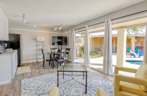 Cave Creek Maison | Dog-friendly mountain-view home with private pool, outdoor lounging & W/D