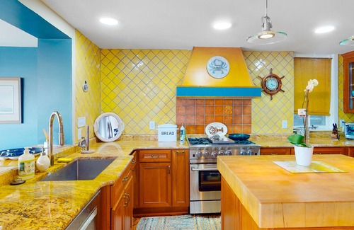 Historic District Maison | Dog-friendly riverfront home with dock, 2 balconies, waterside patio, & grill