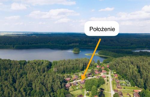 Woryty Chalet De Ski | Dom letniskowy ogród jezioro las Warmińsko Mazurskie