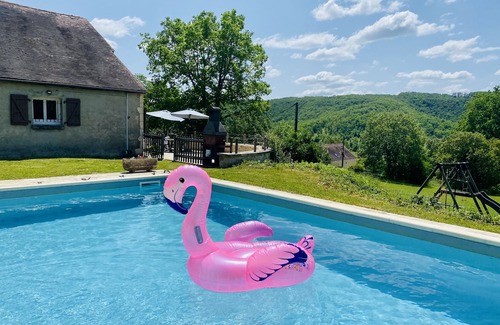 Concores Maison | domaine biargues 9 pers avec piscine sécurisée entre sarlat et rocamadour