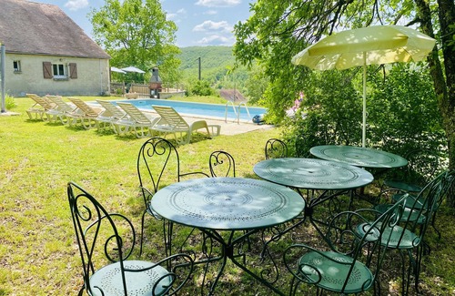 Concores Maison | domaine biargues 9 pers avec piscine sécurisée entre sarlat et rocamadour