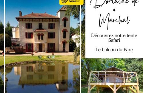 Celles-sur-Durolle Autre | Domaine de Marchal - Le balcon du Parc - tente éco-lodge
