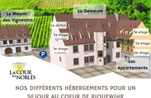 Riquewihr Appartement | Domaine La Cour Des Nobles - Demeure, Maison et Appartements au coeur de Riquewihr