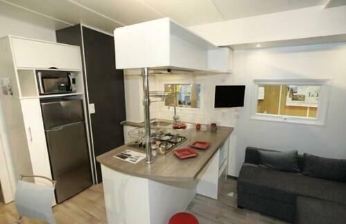 Vosges Maison | Camping du Lac de Bouzey**** - Mobil home Taos VIP 3 pièces 6 personnes