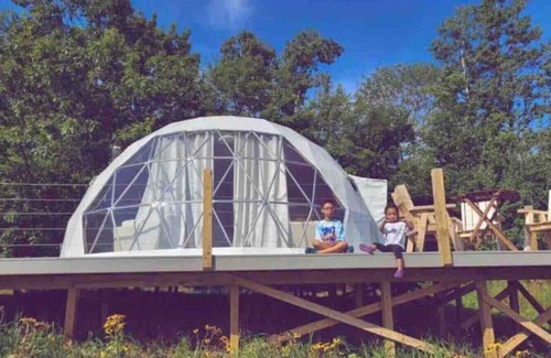 Union Maison | Dome 3 at Come Spring Farm Glamping - Alpaca Farm