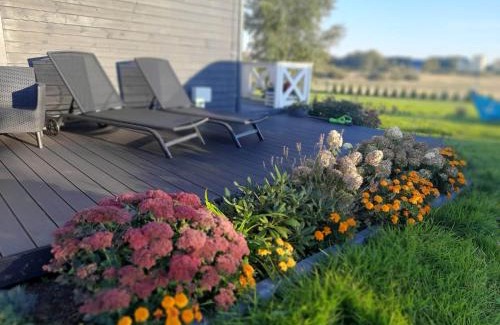 Mielno Maison | Domek Lawendowe Wzgórze na wyłączność z jacuzzi i klimatyzacją