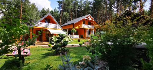 Rakow Appartement | Domek letniskowy całoroczny zalew Chańcza Willa Leśny Czar balia sauna