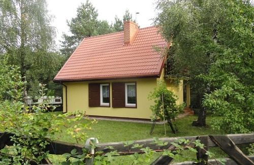 Rybno Cabine | Domek nad jeziorem Rumian