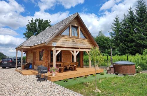 gmina Michałowo Maison | Domek z bala na Podlasiu z balią ogrodową