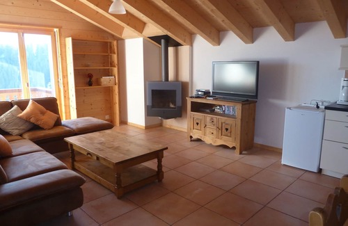 Champoussin Appartement | Doorstep skiing from a 'chocalate box' Swiss ski village