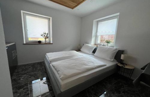 Polsingen Maison | Doppelzimmer im Fachwerkhaus